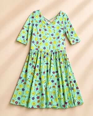Dot Dot Smile NEW Green Sunshine Twirl Party School Ballerina Dress Girls Sz 11
